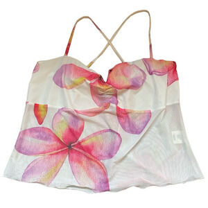 NWOT Princess Polly Pink and Purple Floral Camisole